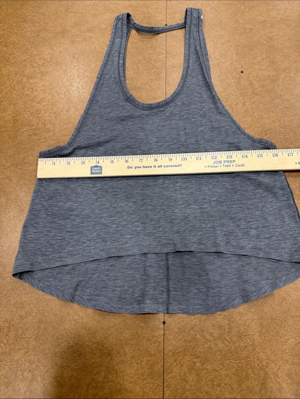Lululemon Intended Tank Heathered Gray Racerback Brushed Soft Tank Top SZ 6 - Picture 2 of 6